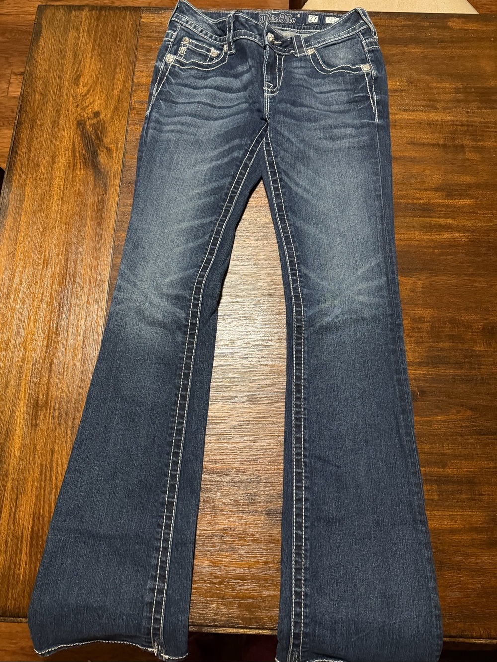 Miss Me Dark Blue Flare Jeans